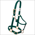 Hunter Green Weaver Original Adjustable Chin Throat Snap Halter 3/4" Suckling