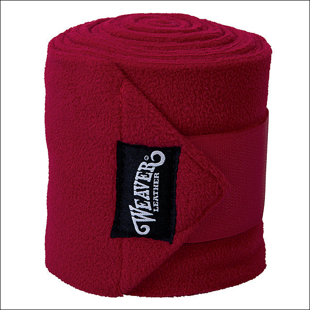 Weaver Western Polo Leg Wraps, Set of 4 — Red