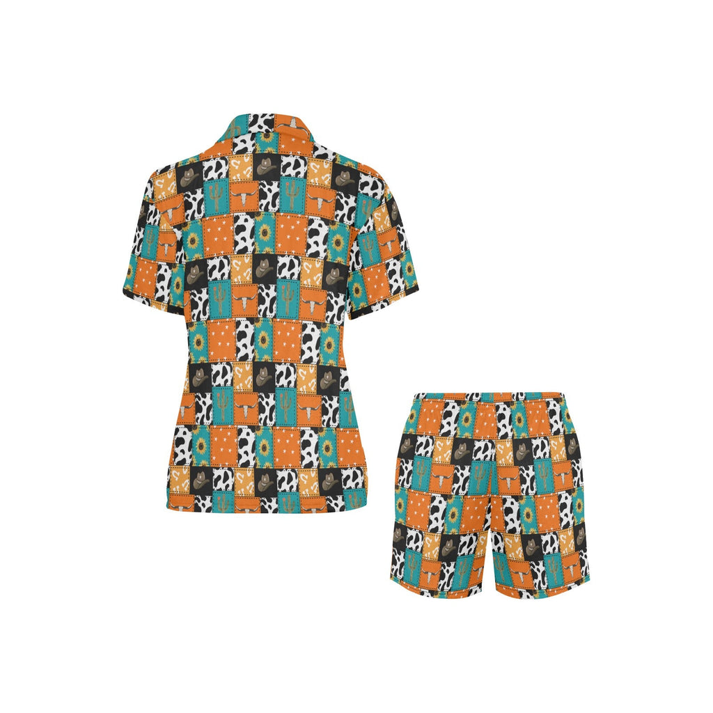 Baha Ranch Western Patchwork Women's Western Pajama Set by Baha Ranch Western Wear - product image 3
