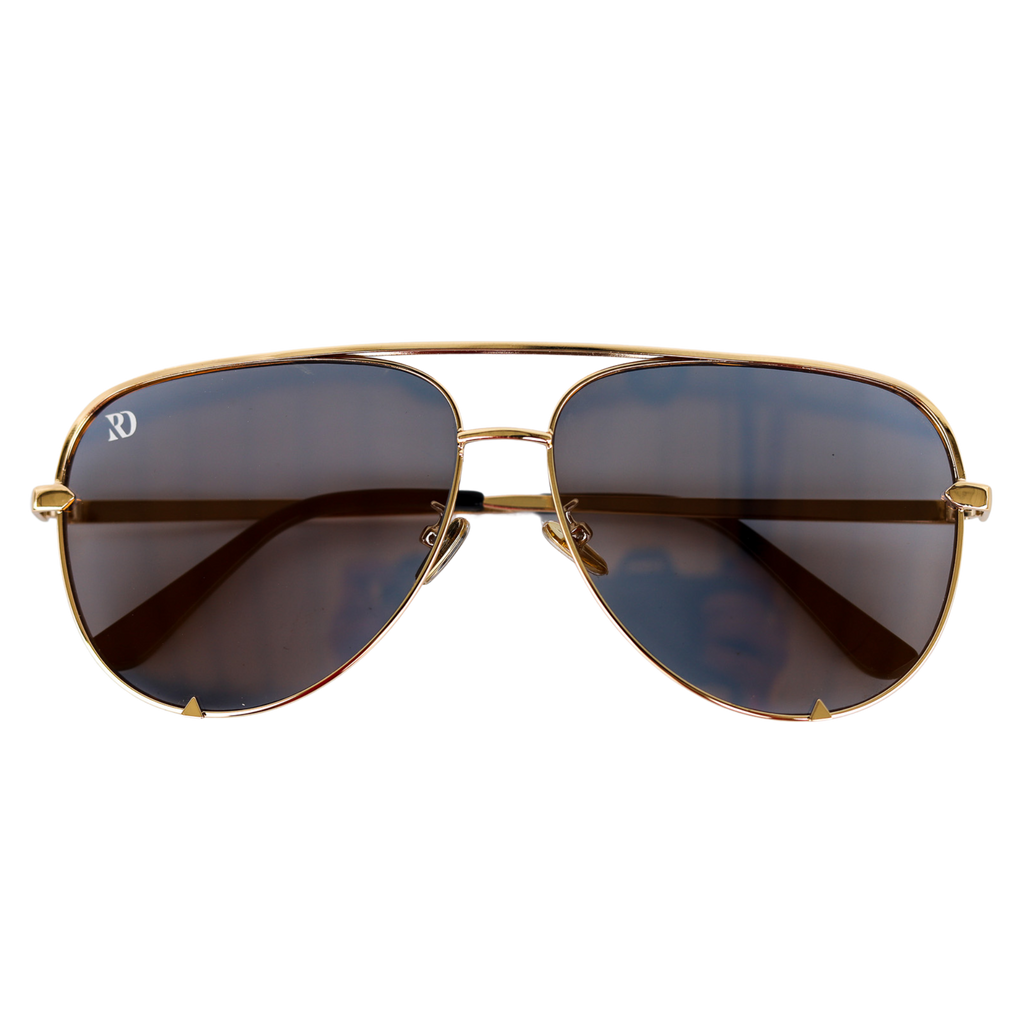 LAREDO AVIATOR SUNGLASSES | RD (light gold) — view 4