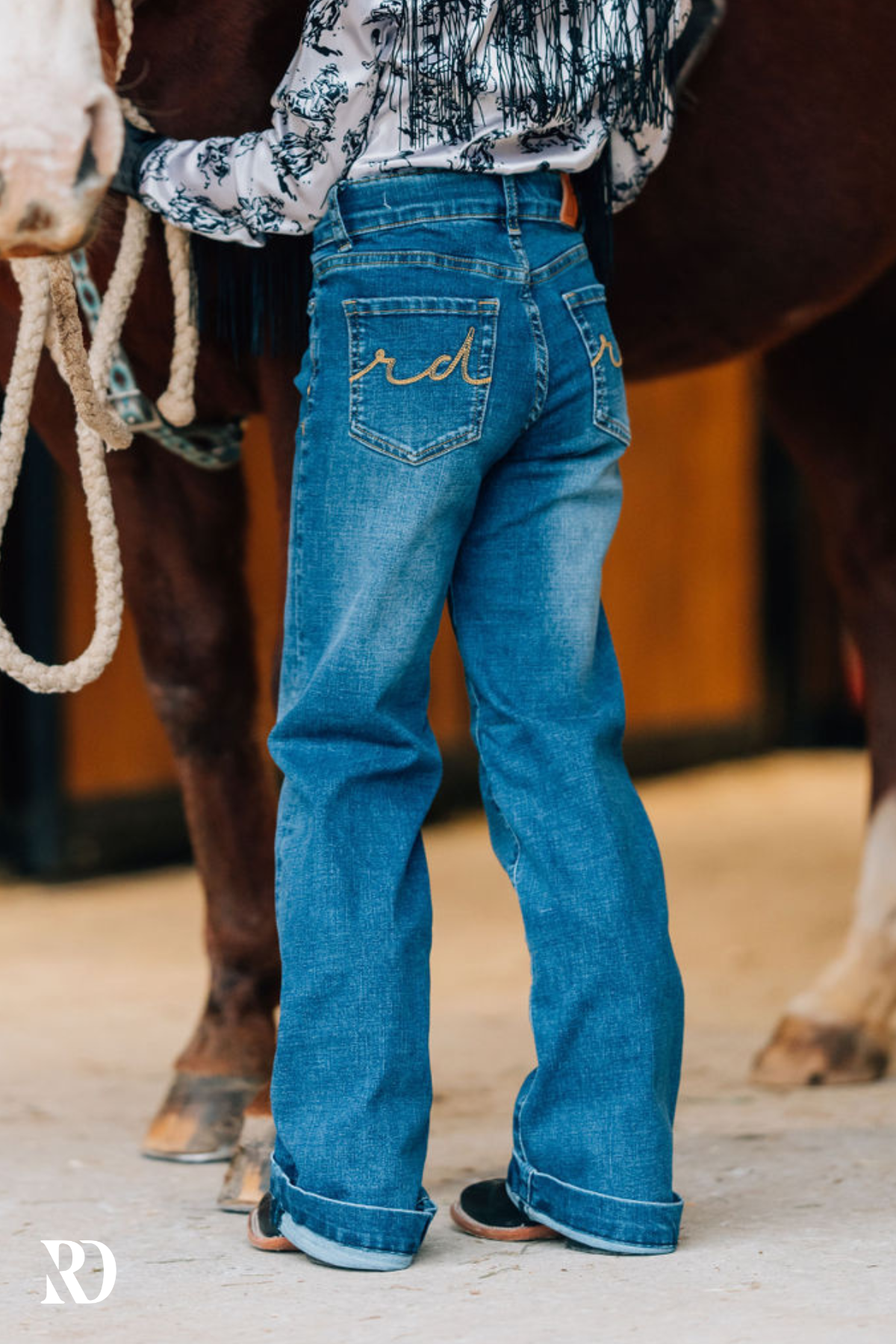 *youth* Signature Trouser- Medium Wash — view 5