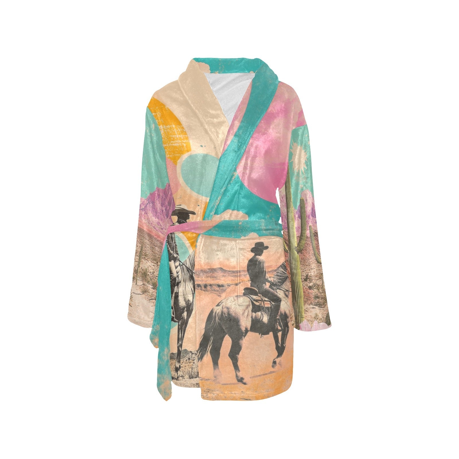 Baha Ranch Retro Pop Western Bath Robe by Baha Ranch Western Wear - product image 3