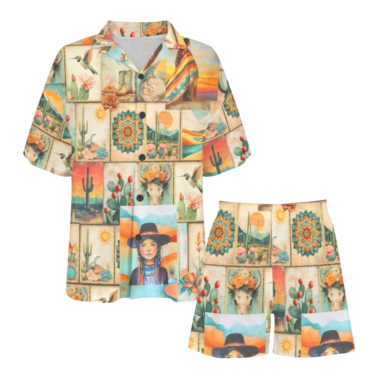 Baha Ranch Pictures of the Southwest Women's Pajama Set Made in America by Baha Ranch Western Wear - product image 8