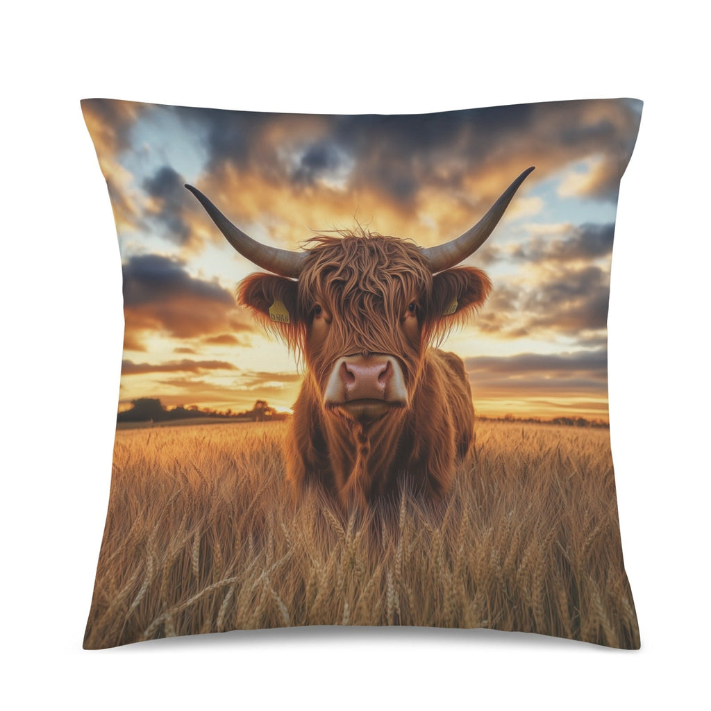 Baha Ranch Beautiful Highland Velvety Soft Pillow Cover Made in America by Baha Ranch Western Wear - product image 2