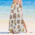 Baha Ranch Vintage Cowgirl Collage Beach Coverup Skirt by Baha Ranch Western Wear - product image 2