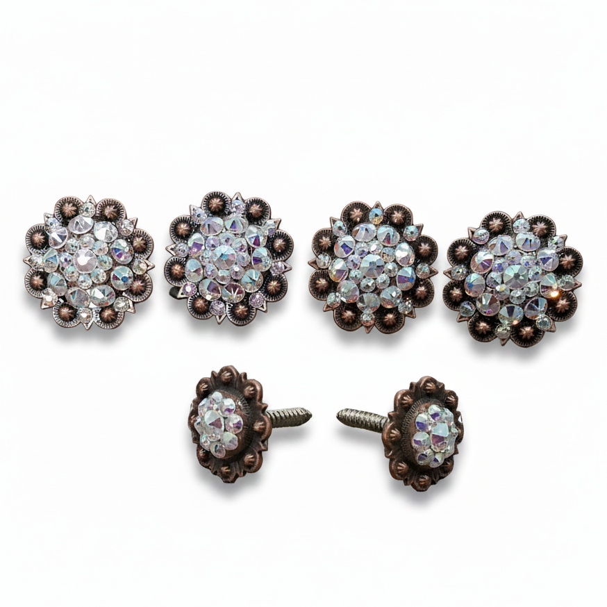 Copper AB Saddle Conchos — view 2