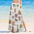 Baha Ranch Vintage Cowboy Collage Beach Coverup Skirt by Baha Ranch Western Wear - product image 2