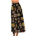 Baha Ranch Vintage Cowgirl Collage Western Maxi Skirt by Baha Ranch Western Wear