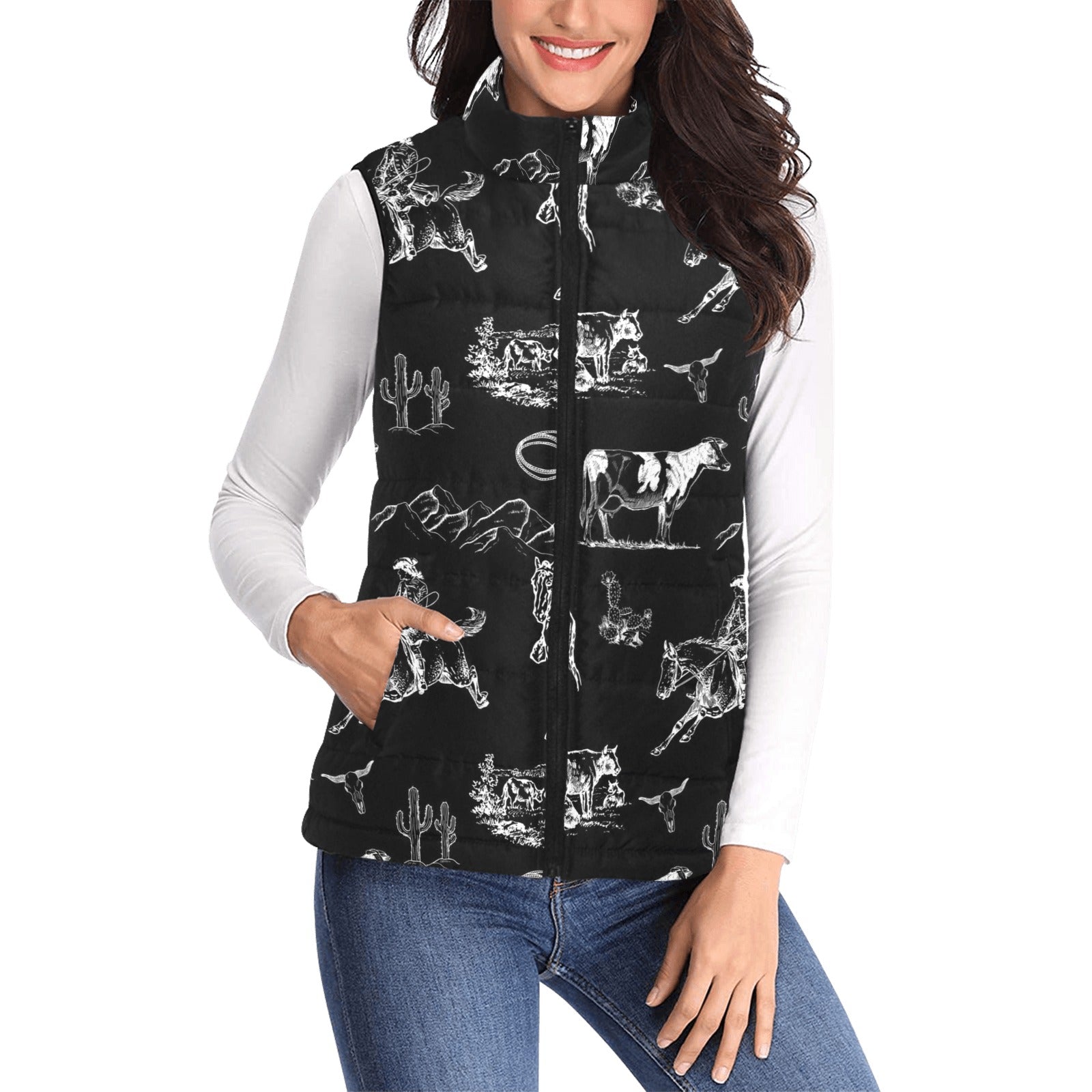 Baha Ranch Life Puffy Vest by Baha Ranch Western Wear