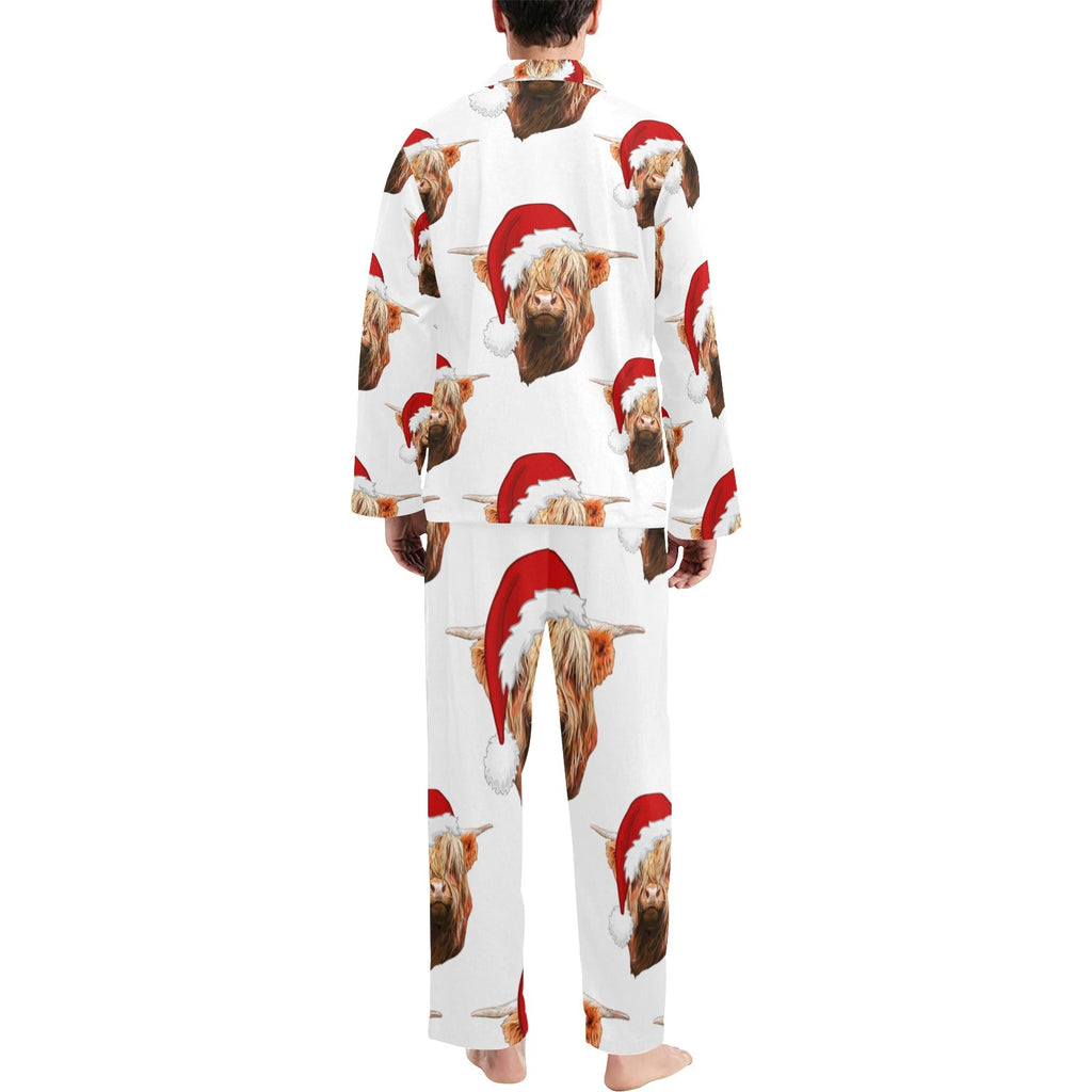 Baha Ranch Highland Christmas Cow Men's Western Pajama Set by Baha Ranch Western Wear - product image 3