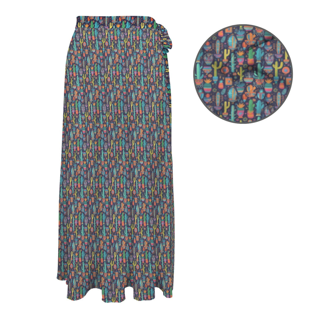 Baha Ranch Cactus Crazy Beach Coverup Skirt by Baha Ranch Western Wear - product image 2