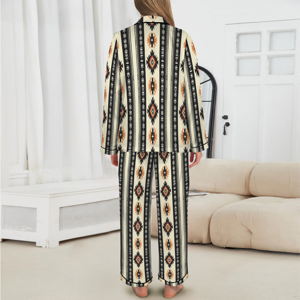 Baha Ranch Colores de Mexico Southwestern Aztec Satin pajamas by Baha Ranch Western Wear - product image 5
