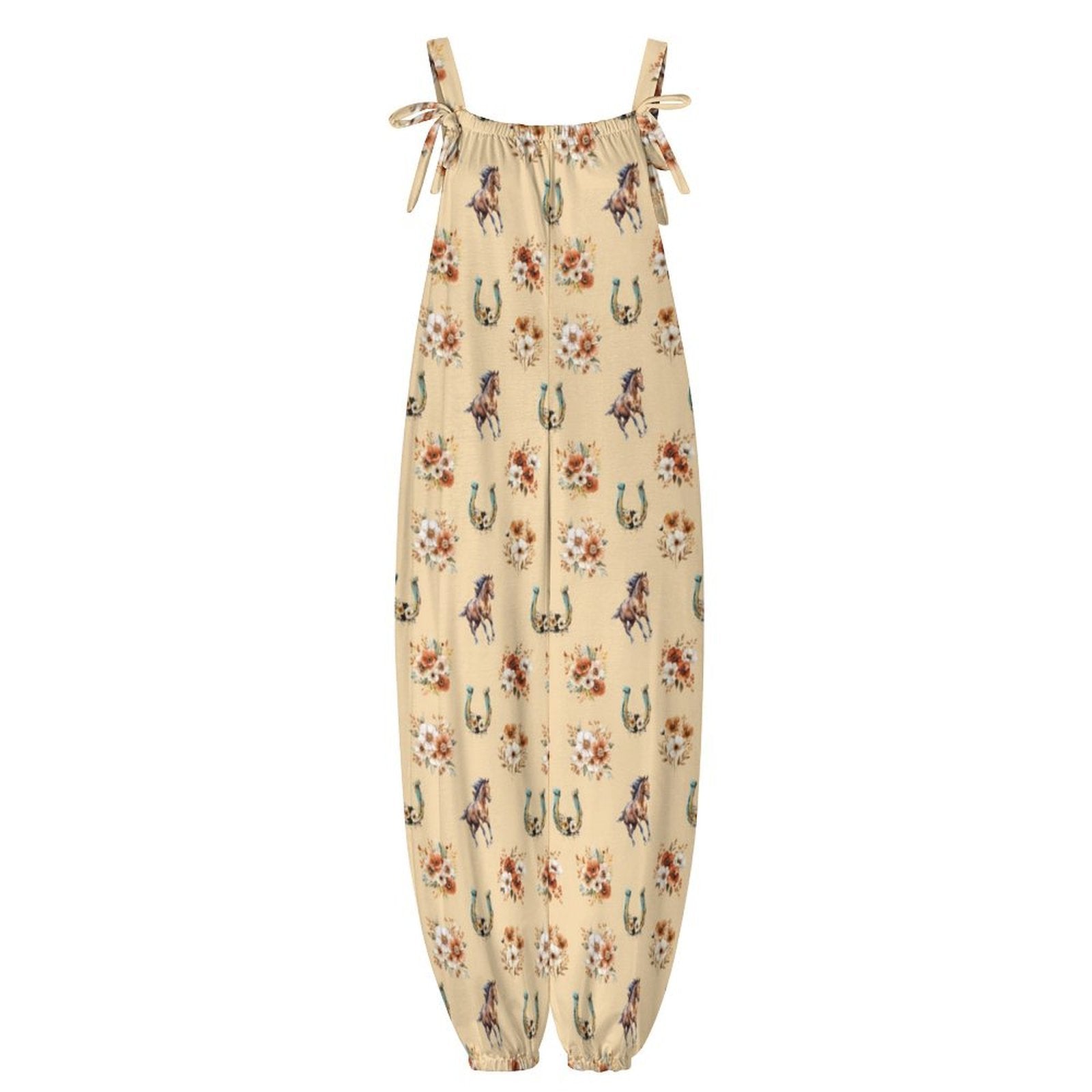 Baha Ranch Floral Horse Western Country Girl Overalls Jumpsuit by Baha Ranch Western Wear - product image 5