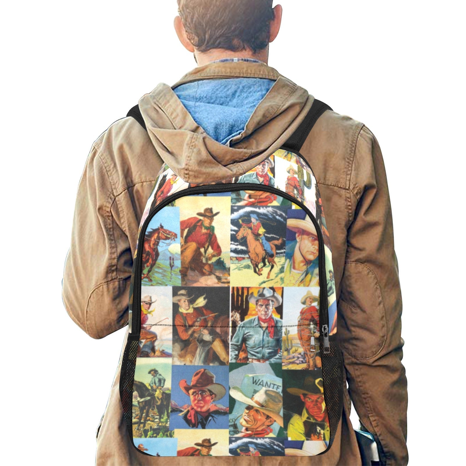Baha Ranch Cowboy Collage Backpack by Baha Ranch Western Wear