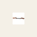 5/8" Hilason Western Tack Horse Russet Flat Twisted Curb Chain