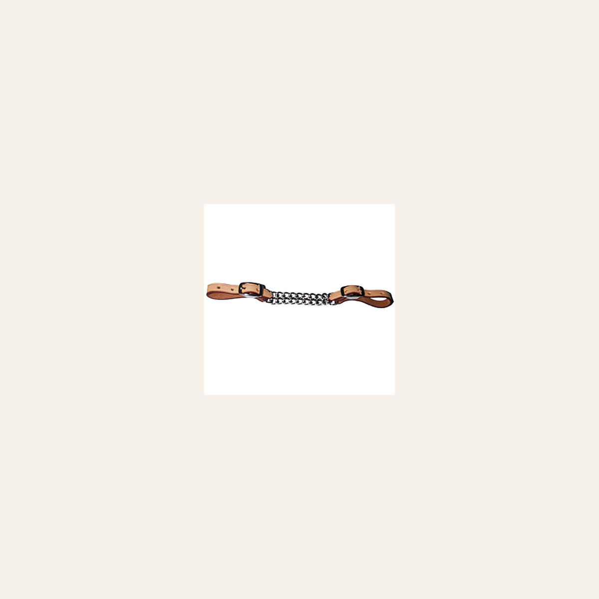 5/8" Hilason Western Tack Horse Russet Flat Twisted Curb Chain