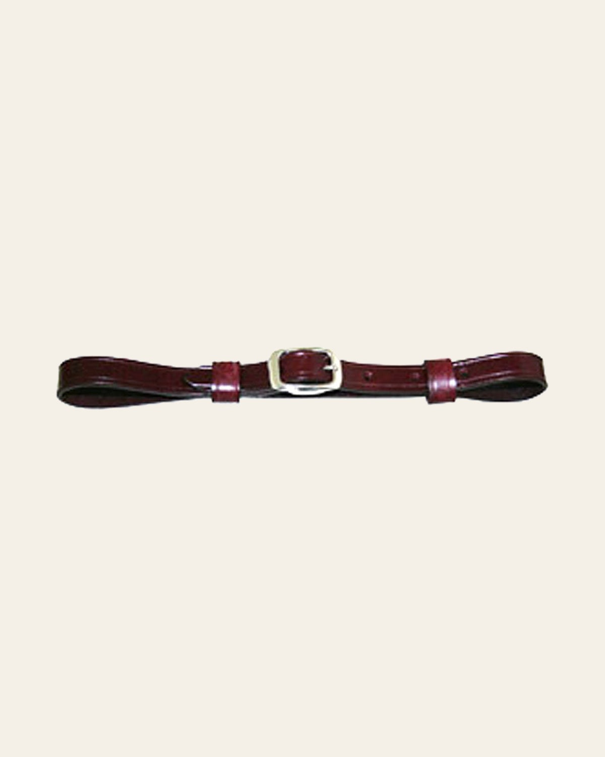 5/8 Inch Hilason Western Tack Horse Latigo Burgundy Flat Leather Curb Strap