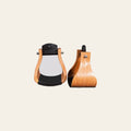 BAR H EQUINE Western Horse Oak Wood Genuine Leather Cover Bell Stirrup Tan