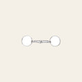 BAR H EQUINE Loose Ring Bit with Double Twisted Steel Wire Mouthpiece