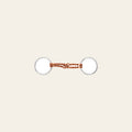 BAR H EQUINE Loose Ring Bit with Double Copper Twisted Wire Mouthpiece