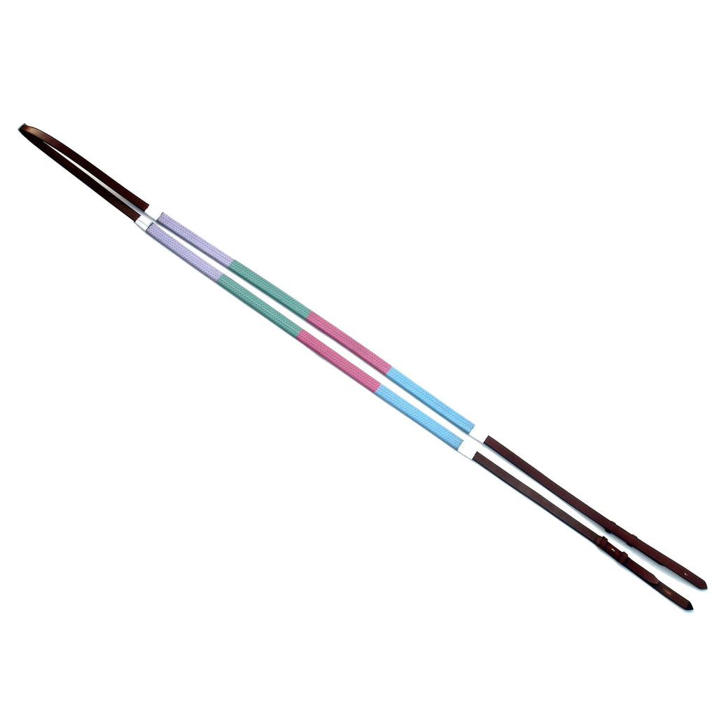 ExionPro Multi-Coloured Training Rubber Reins by Bridles & Reins