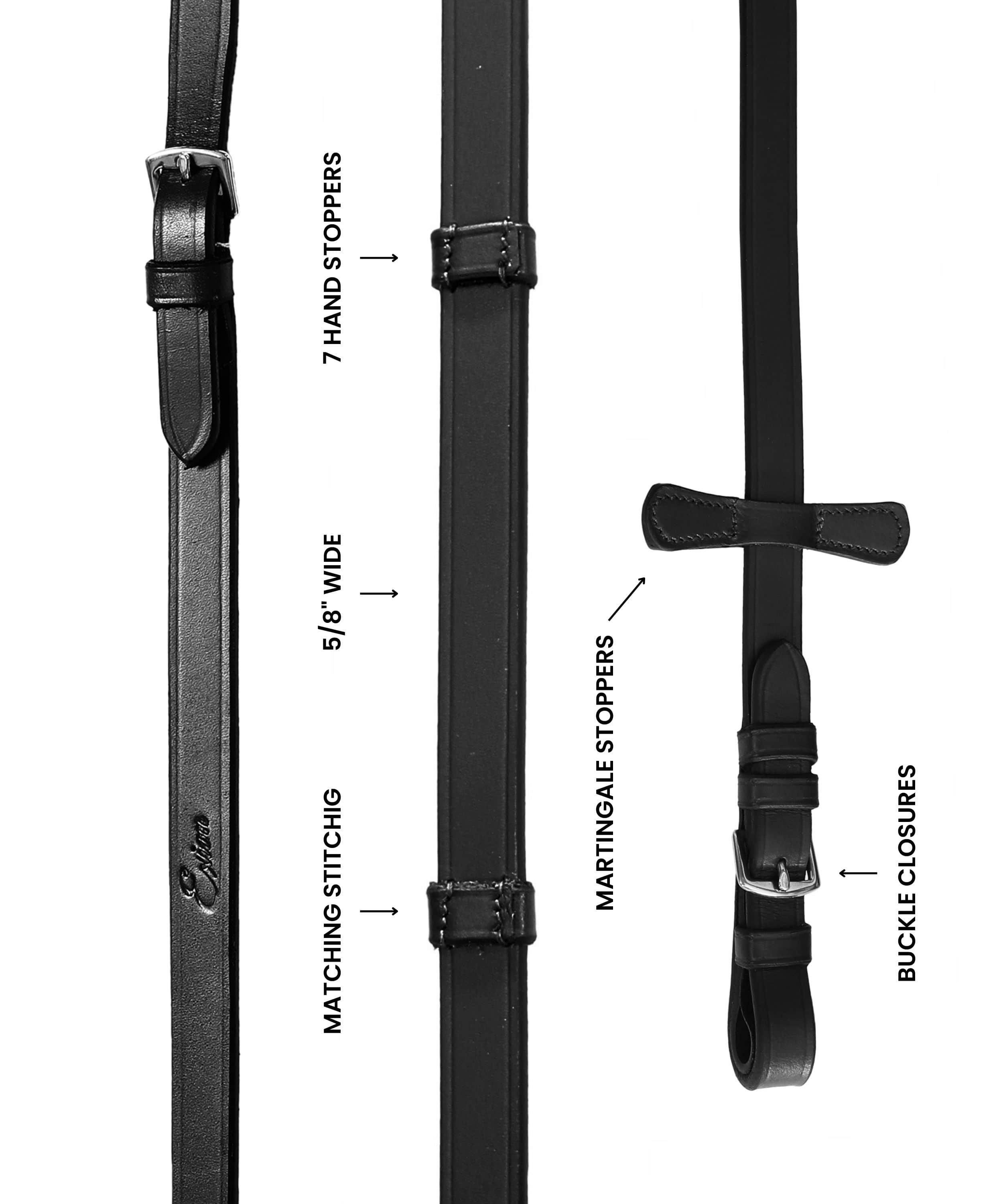ExionPro Leather Reins by Bridles & Reins - alternate view 4