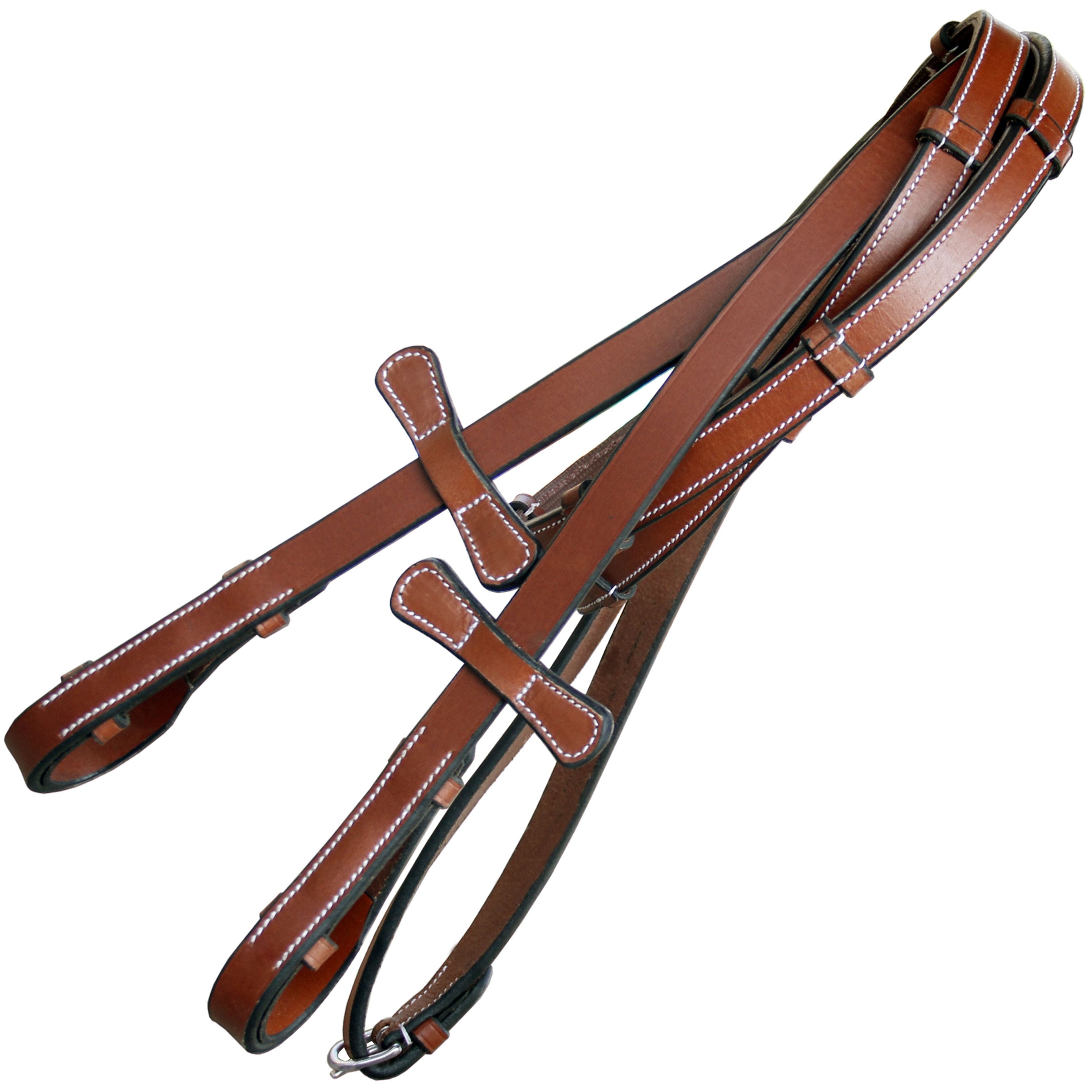 ExionPro Rubber Lined Leather Reins by Bridles & Reins - alternate view 7
