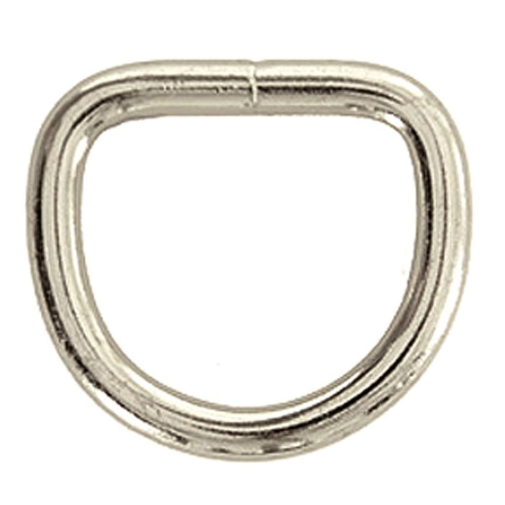 Hilason W. H. Tk. Welded Wire Dee Ring Nickel Plt. – Hilason