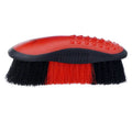 Tough 1 Horse Tack Great Grip Brush W/ Stiff Bristles Rubber Red