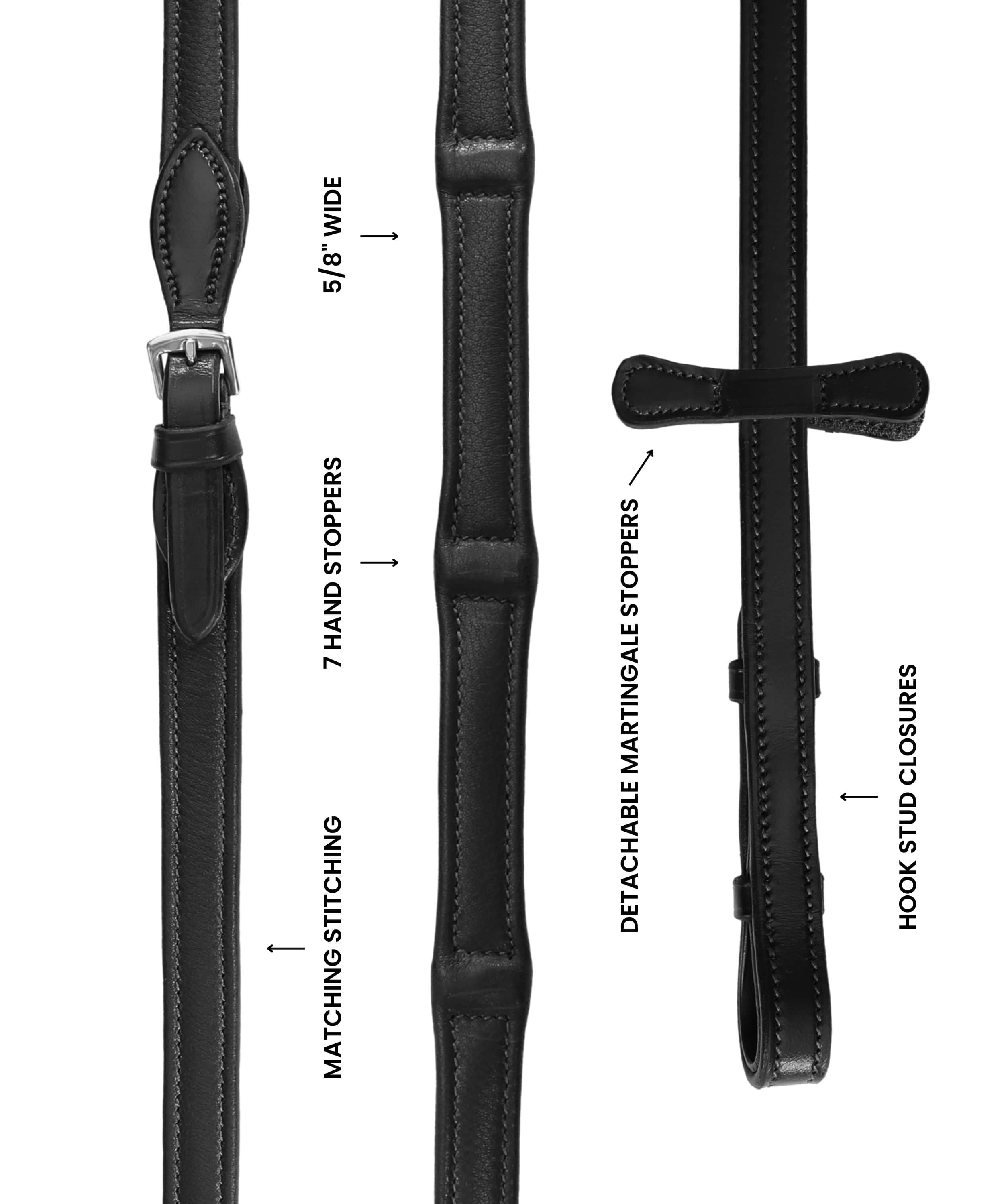 ExionPro Soft Leather Reins by Bridles & Reins - alternate view 6