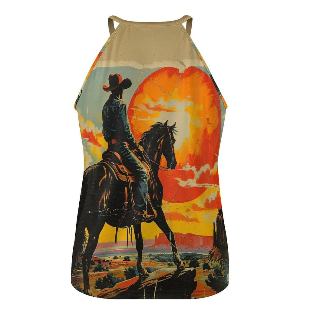 Baha Ranch Sunset Cowboy Tank Top by Baha Ranch Western Wear - product image 5