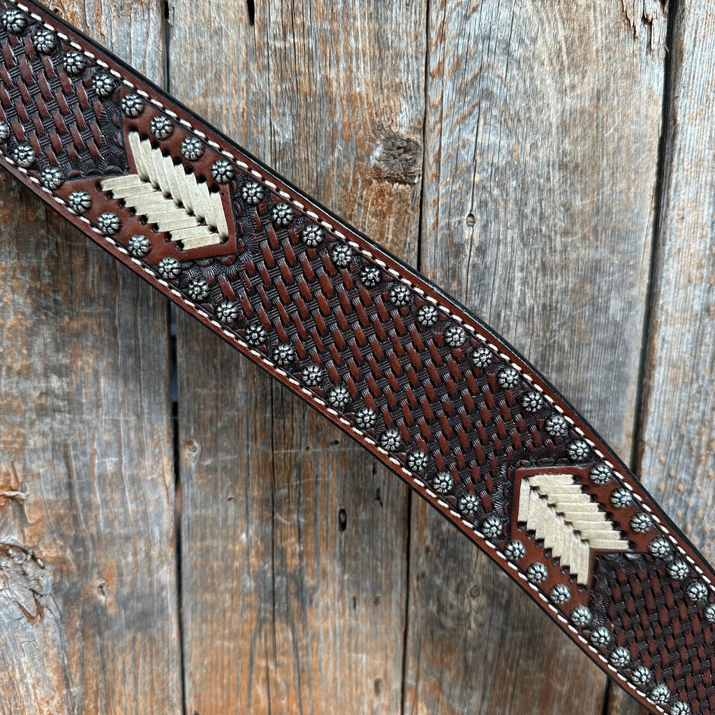 Rawhide One Ear/ Breastcollar Tack Set — view 5