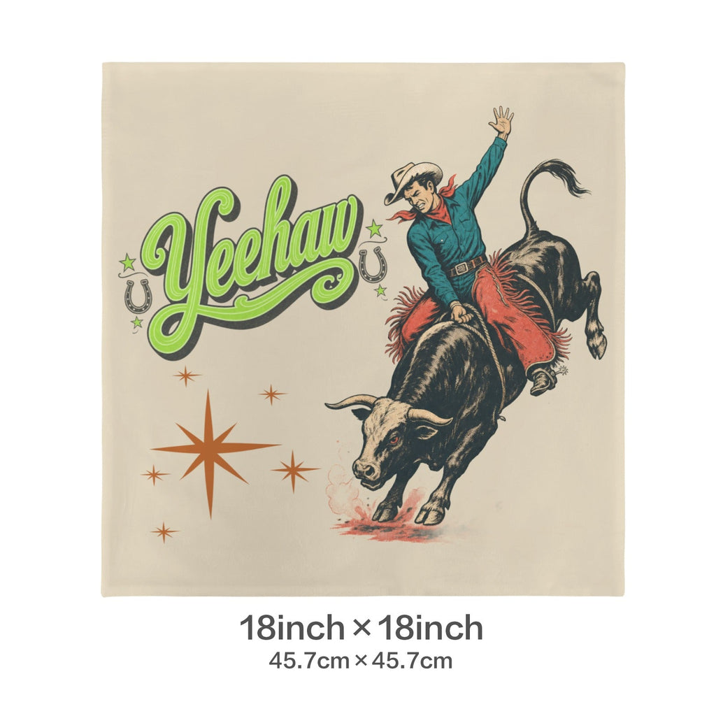 Baha Ranch The Last Roundup Yeehaw Throw Pillow Cover Made in America by Baha Ranch Western Wear - product image 3