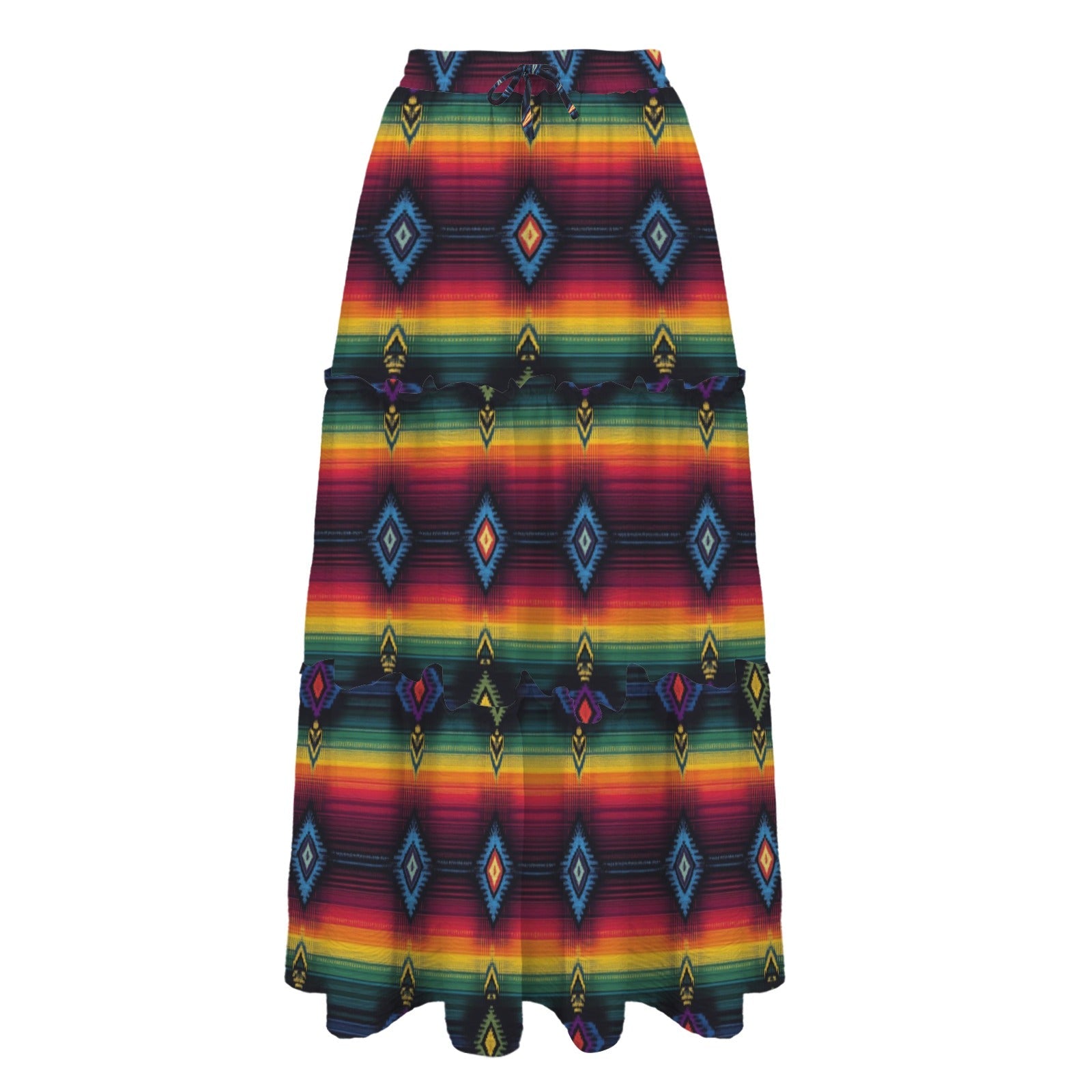 Baha Ranch Colores De Mexico Serape Maxi Prairie Skirt by Baha Ranch Western Wear - product image 5