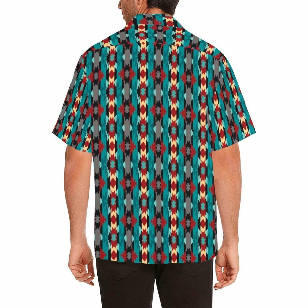 Baha Ranch Jade Aztec Men's Western Camp Shirt by Baha Ranch Western Wear - product image 3