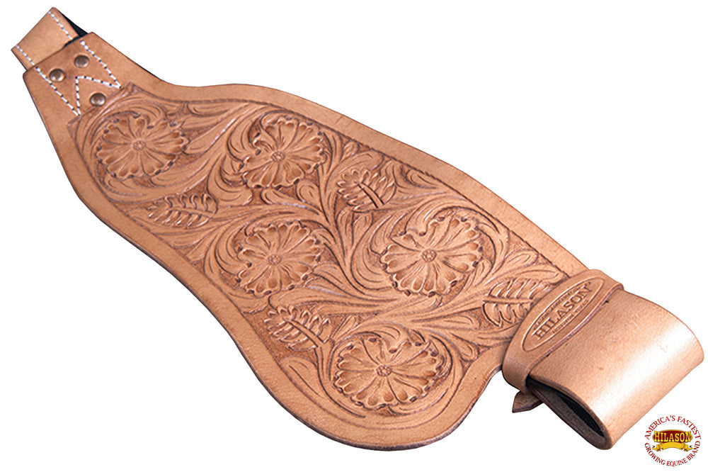 Hilason Leather Saddle Replacement Fender Pair With Hobble Strap Adult