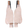 Hilason Floral-Carved Leather Saddle Fender Pair, Tan