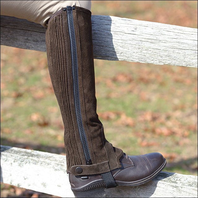 Childs Suede Half Chaps