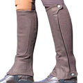 Shires Adult Plain Half Chaps Washable Amara Suede Elastic Calf Panel