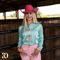 Wild Cactus Satin Performance Rodeo Shirt