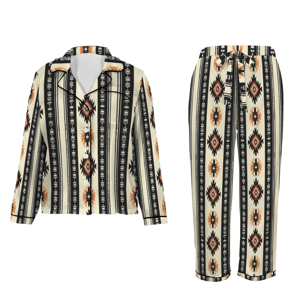 Baha Ranch Colores de Mexico Southwestern Aztec Satin pajamas by Baha Ranch Western Wear - product image 3