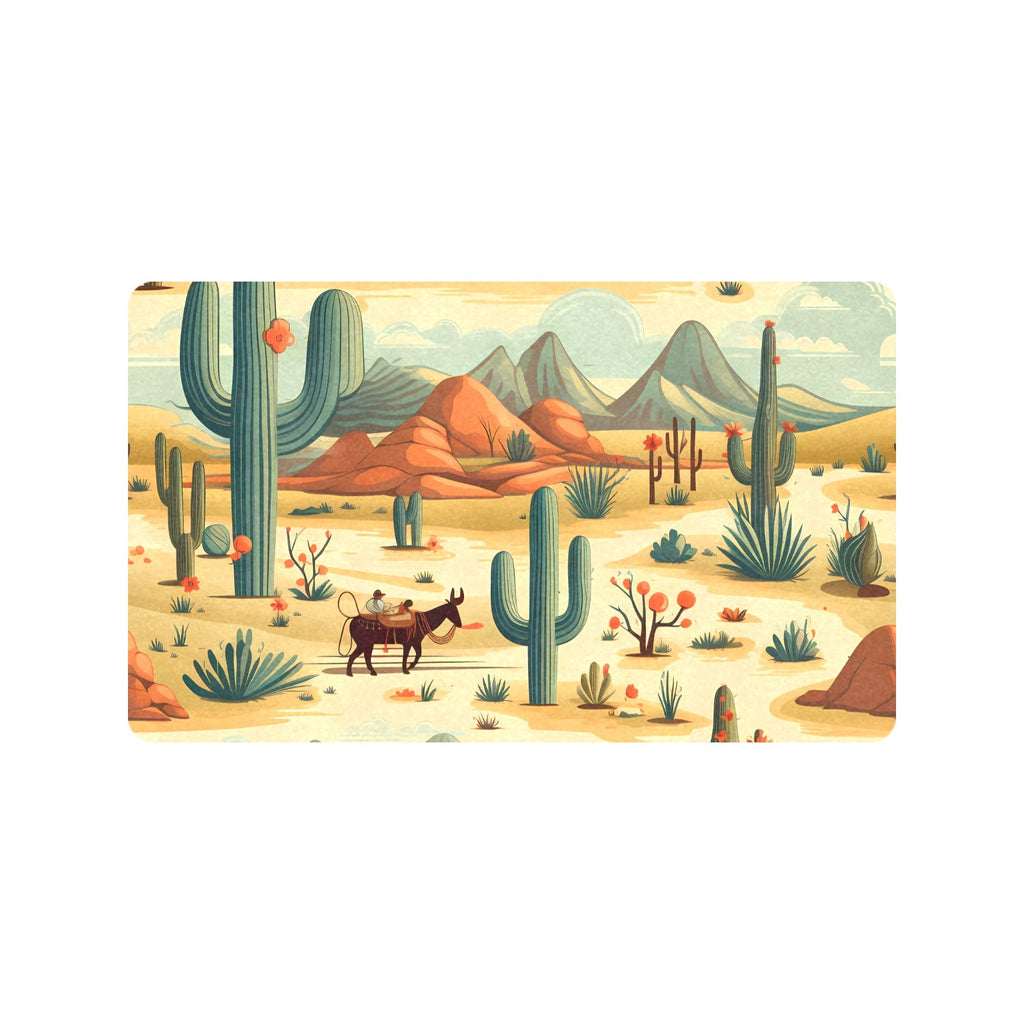 Desert Oasis Floor Mat 30" x 18" Made in America by Baha Ranch Western Wear - product image 2