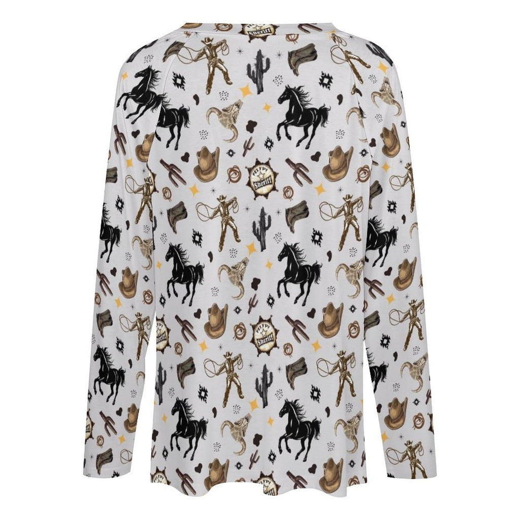 Baha Ranch Western Print Long Sleeve Top by Baha Ranch Western Wear - product image 3