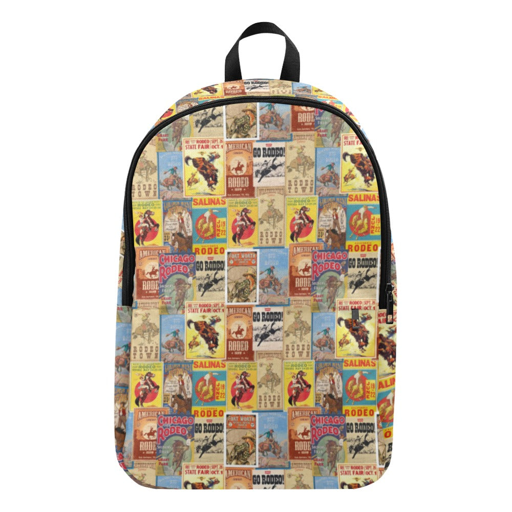 Baha Ranch Vintage Rodeo Poster Backpack by Baha Ranch Western Wear - product image 2