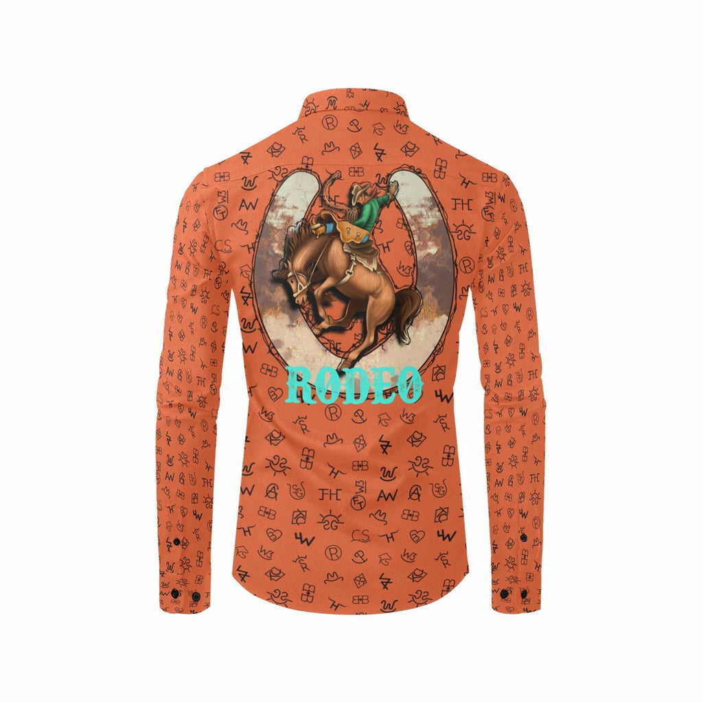 Baha Ranch Rust Brands Unisex Western Button Up Shirt by Baha Ranch Western Wear - product image 3