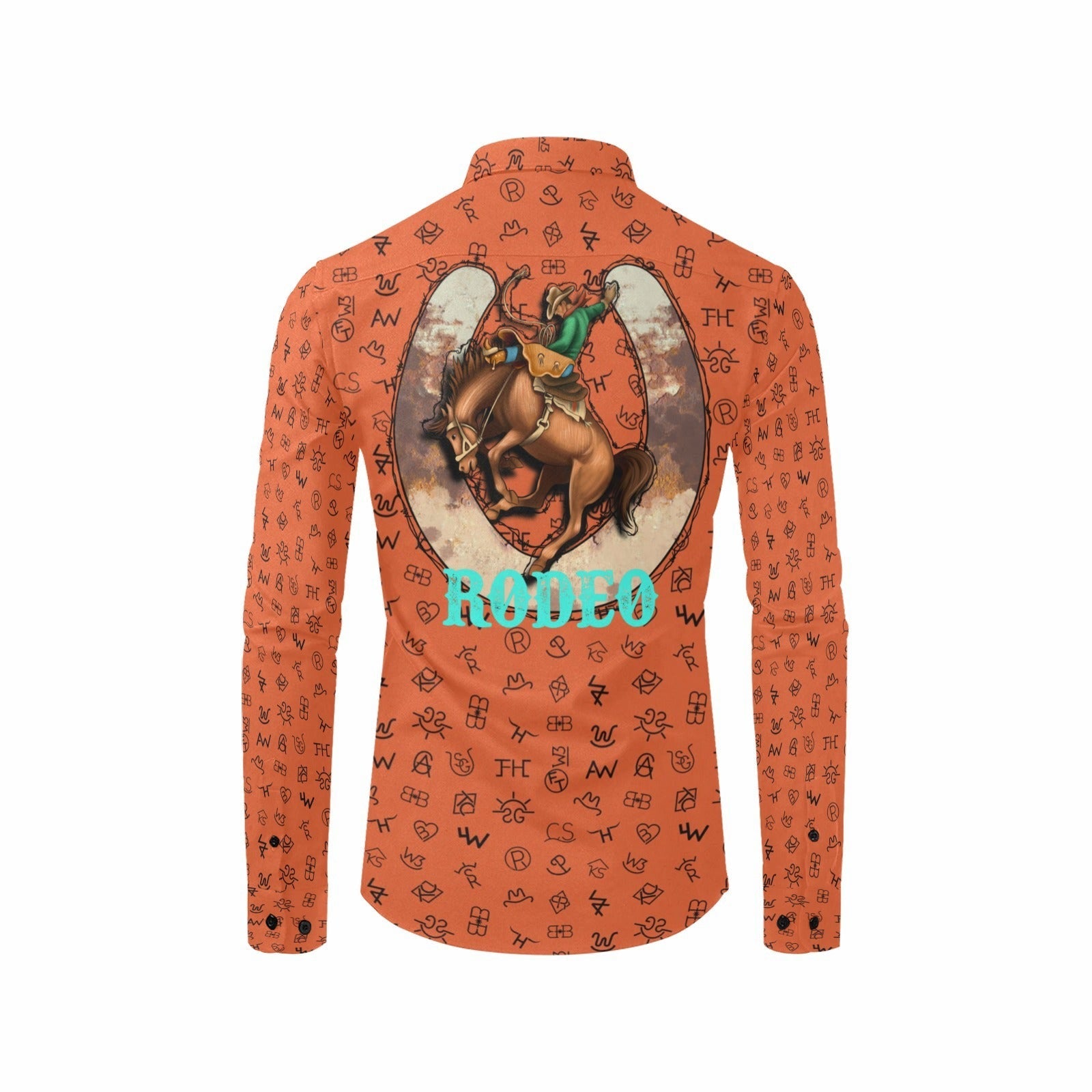 Baha Ranch Rust Brands Unisex Western Button Up Shirt by Baha Ranch Western Wear - product image 3
