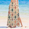Baha Ranch Cream Aztec Beach Swim Coverup Skirt by Baha Ranch Western Wear - product image 3