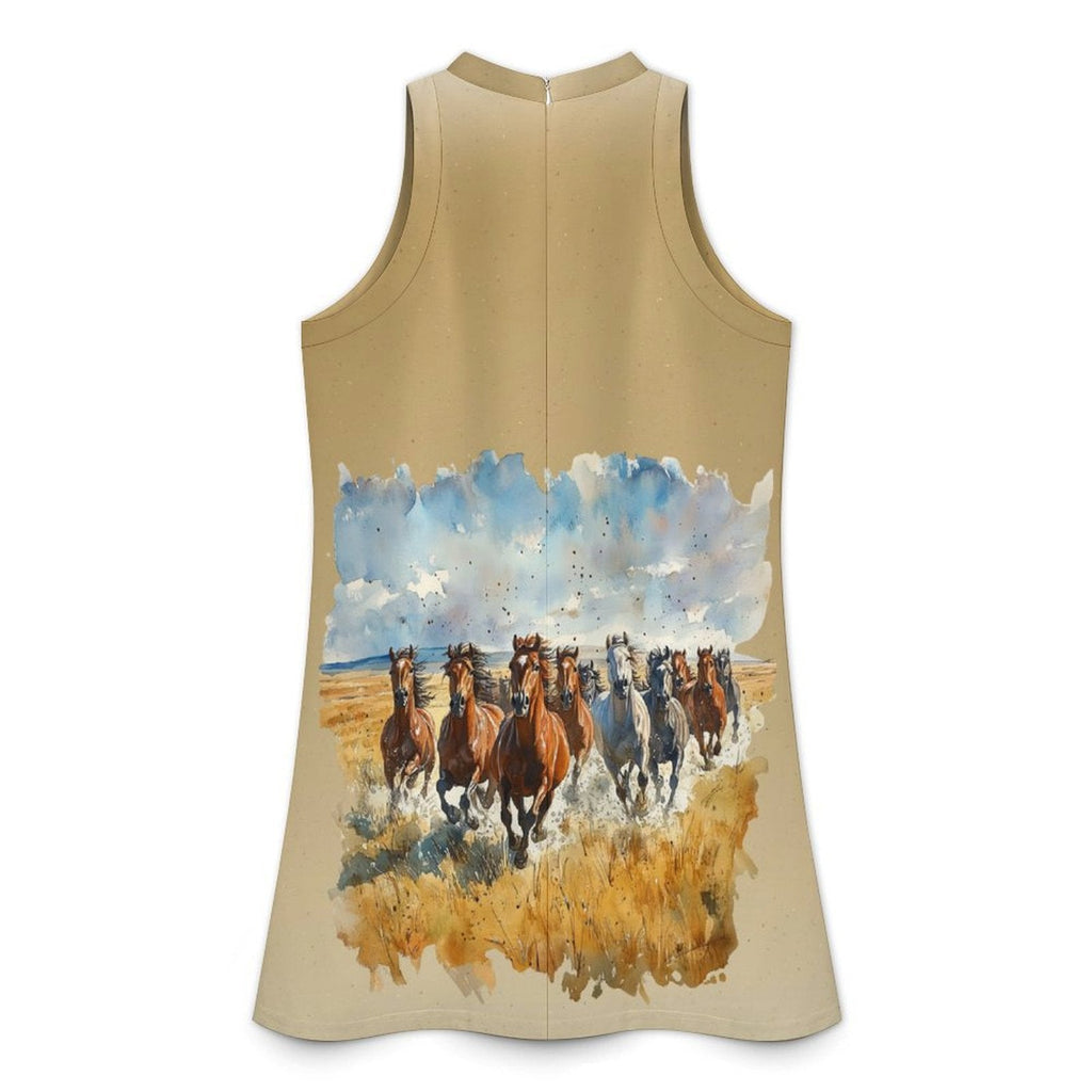 Baha Ranch Runnin' Free Sleeveless Mini Dress by Baha Ranch Western Wear - product image 2