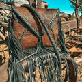 The Xia - Brindle Cowhide Fringe | Purse
