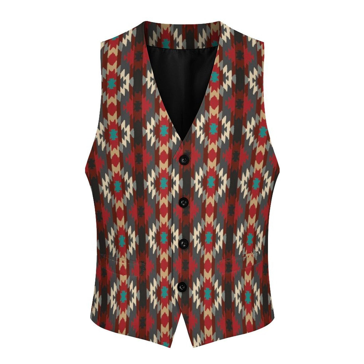 Baha Ranch Southwestern Aztec Men's Western Vest